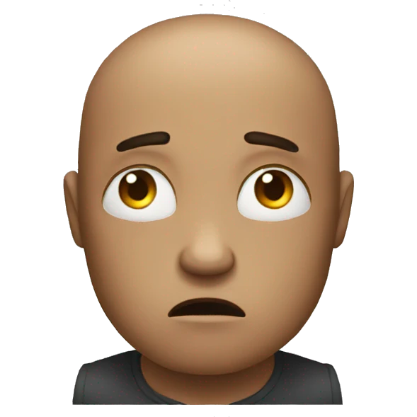 I am scared. emoji