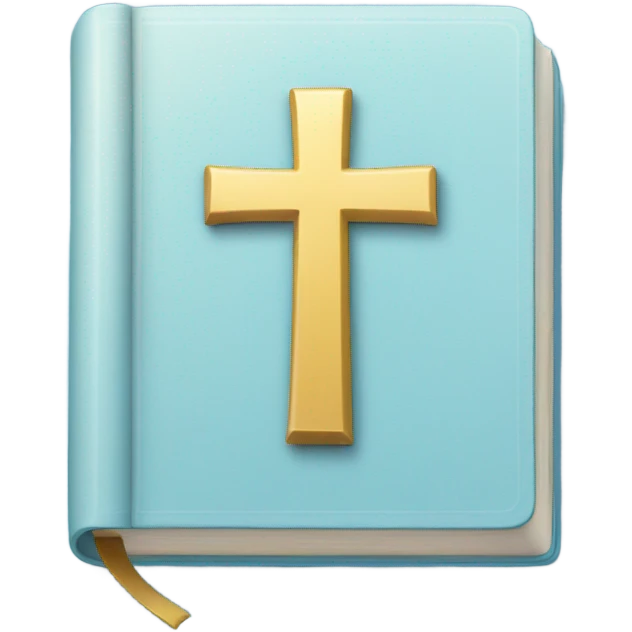 Light blue Holy Bible emoji