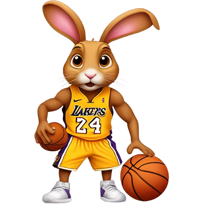 Ginger Bunny Kobe Bryant emoji