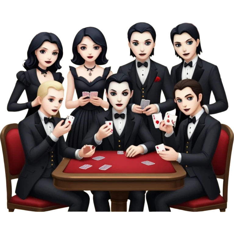 vampires playing games emoji