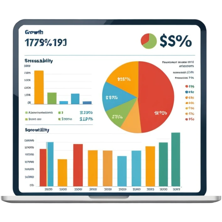 Case study slide showing impressive business results and ROI emoji