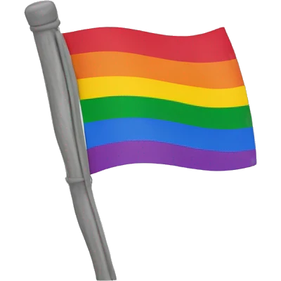 Motile with pride flag emoji