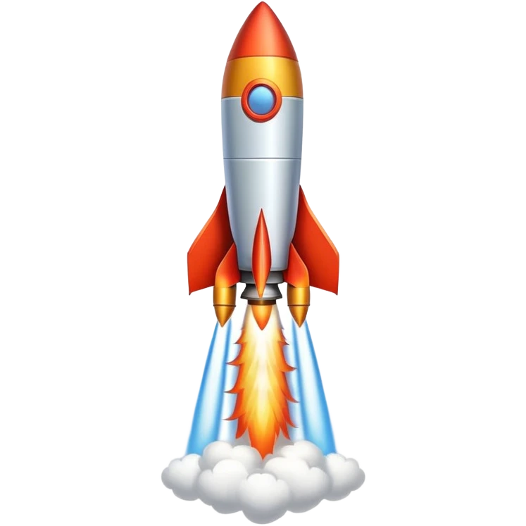 rocket launching upward emoji