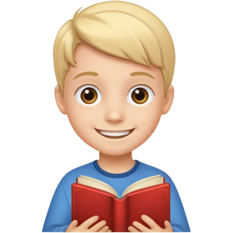 Storybook with kid emoji