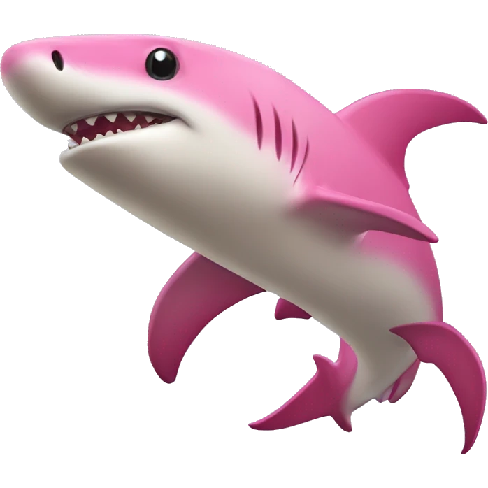 pink hammerhead shark emoji