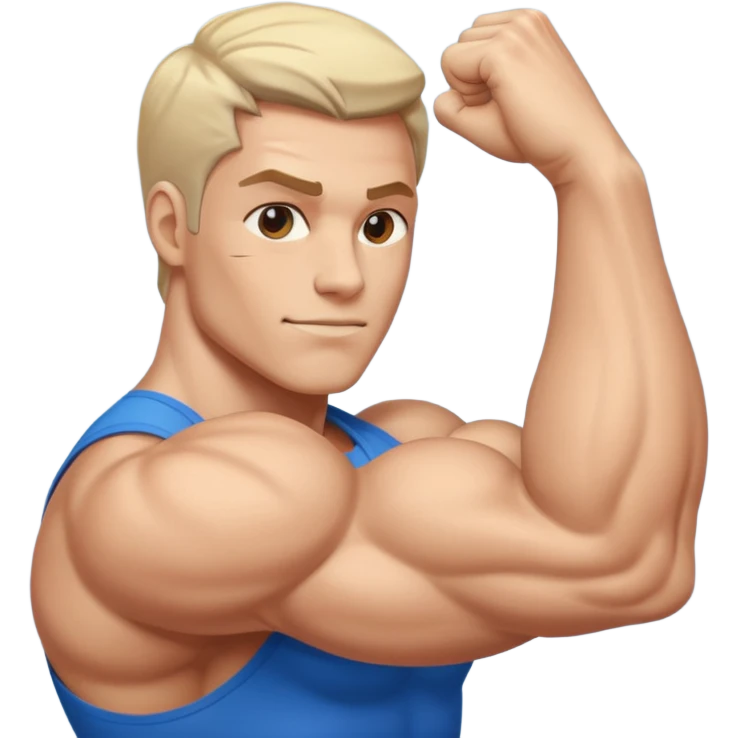 Bíceps Flexionado direito emoji