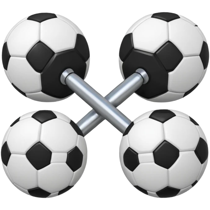 Dumbbell and ball emoji