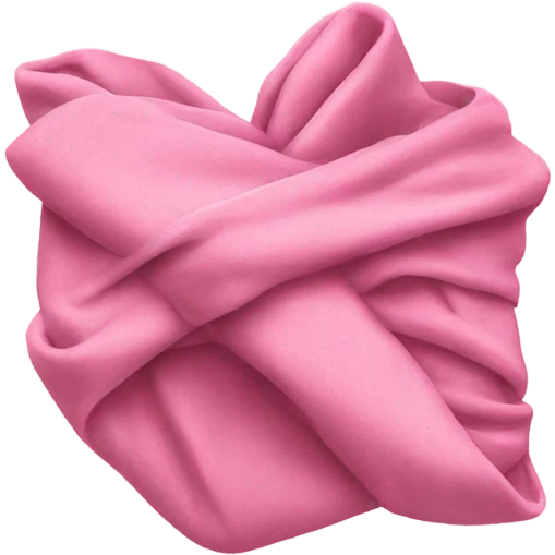Pink wrap emoji