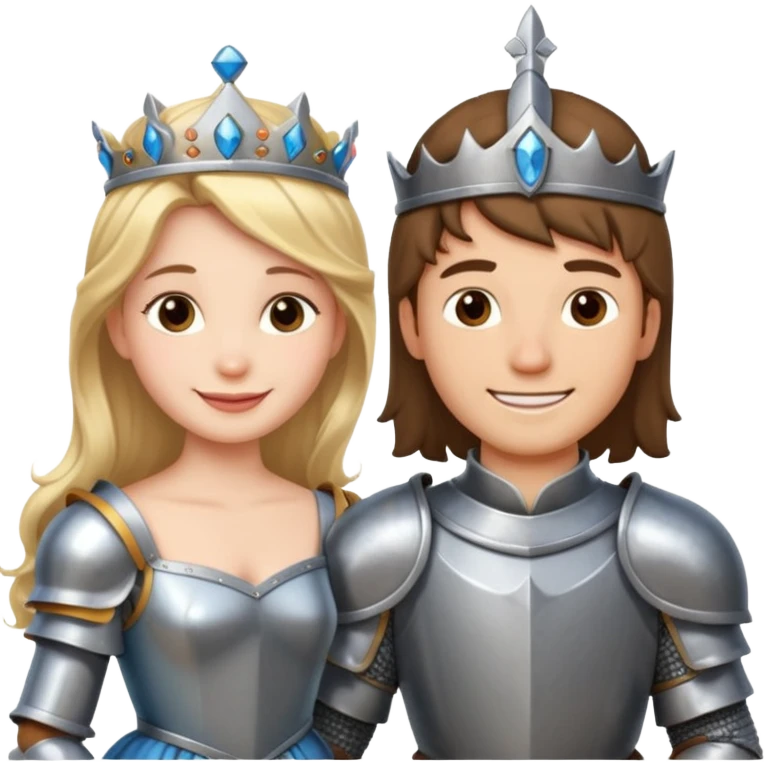 рыцарь и принцесса emoji