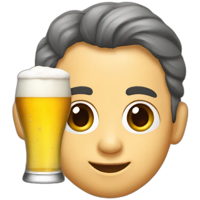 Lata de cerveza emoji