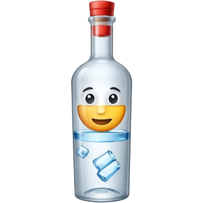 Bottle of vodka emoji