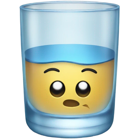 Water glass emoji