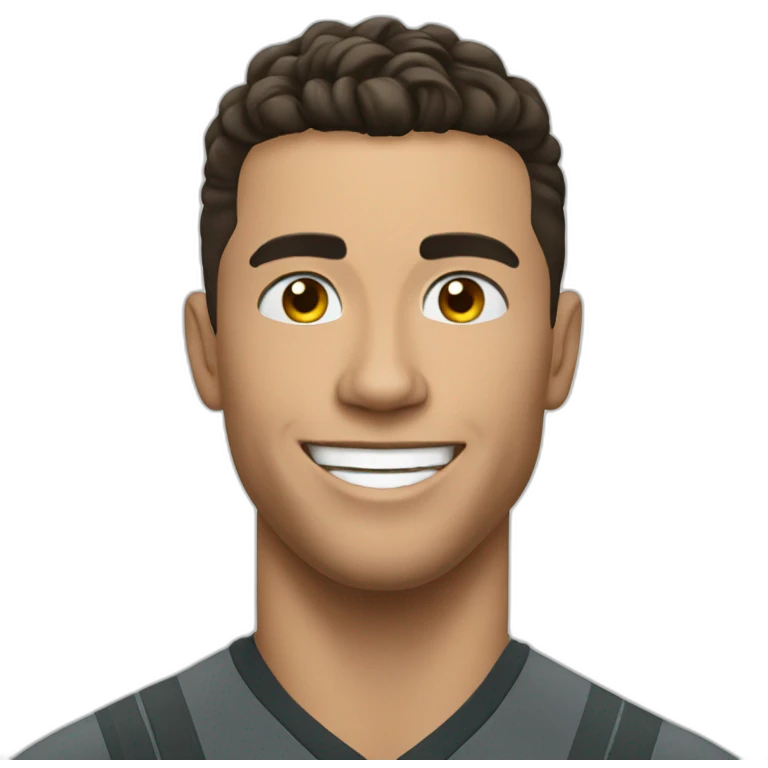 ronaldo happy emoji