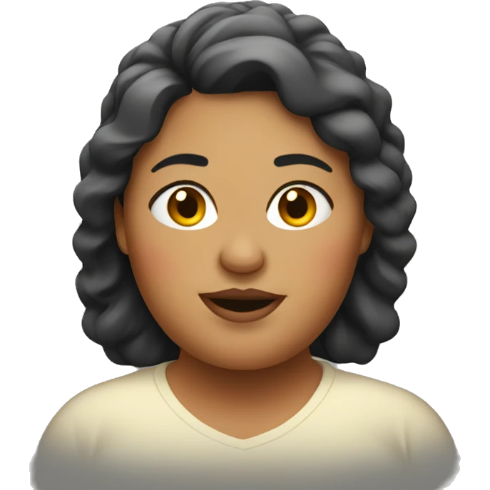 Fat woman  emoji