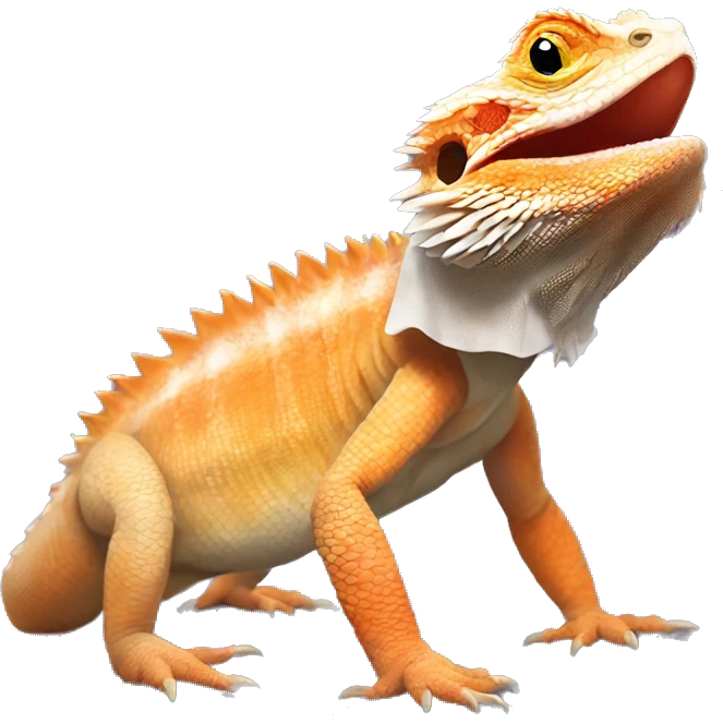 bearded dragon that love carrots emoji
