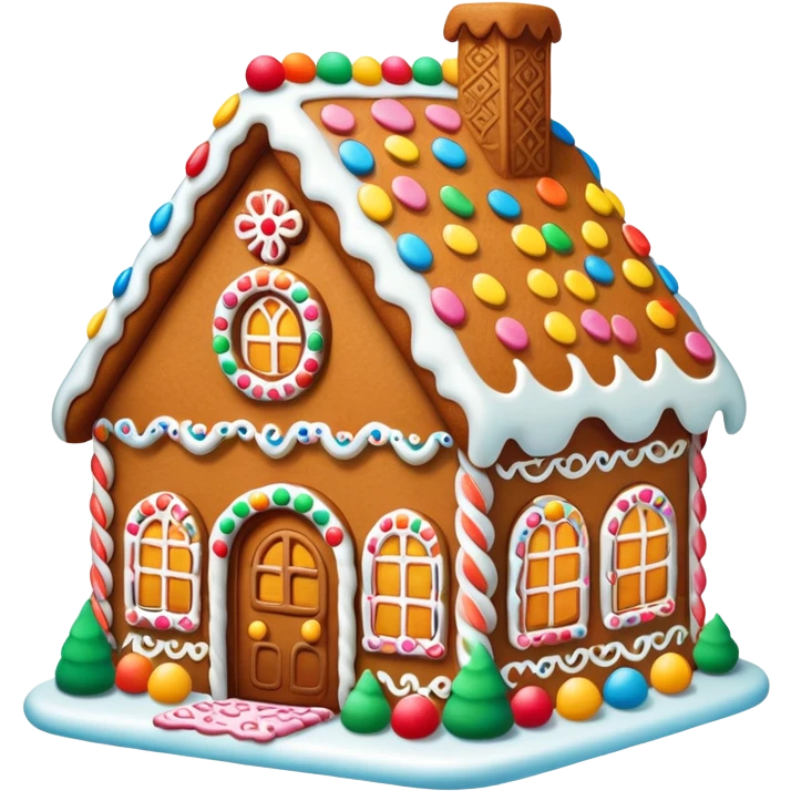 Cake house emoji