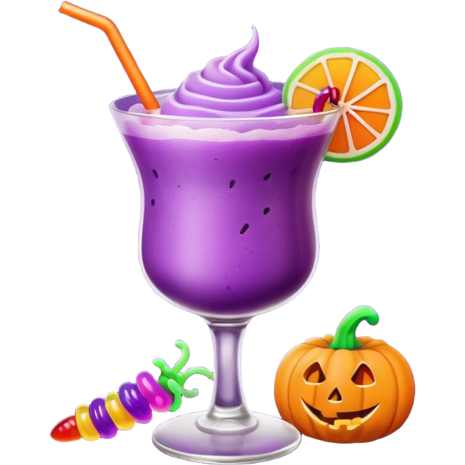Halloween cocktail  emoji