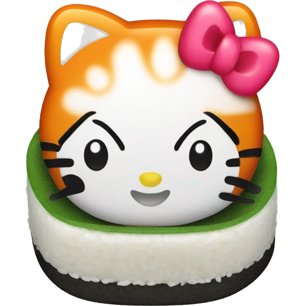 Hello kitty sushi emoji