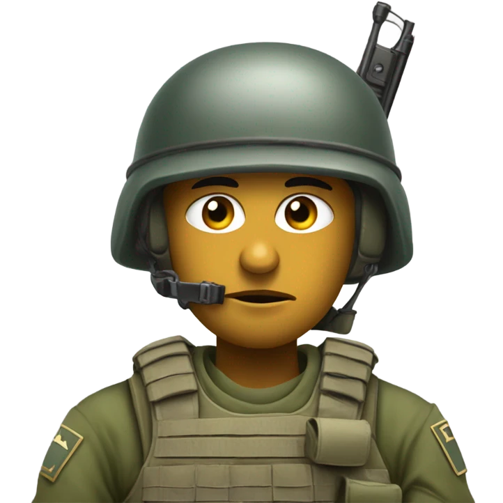 War soldier emoji