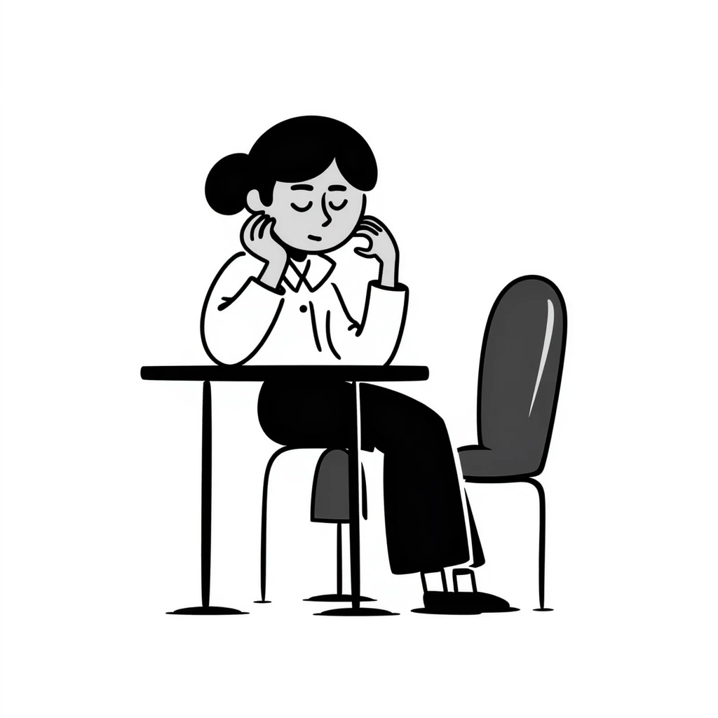 sad business woman emoji