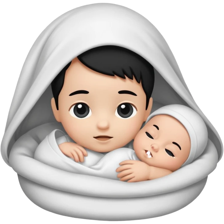 Newborn B&W Photoshoot emoji