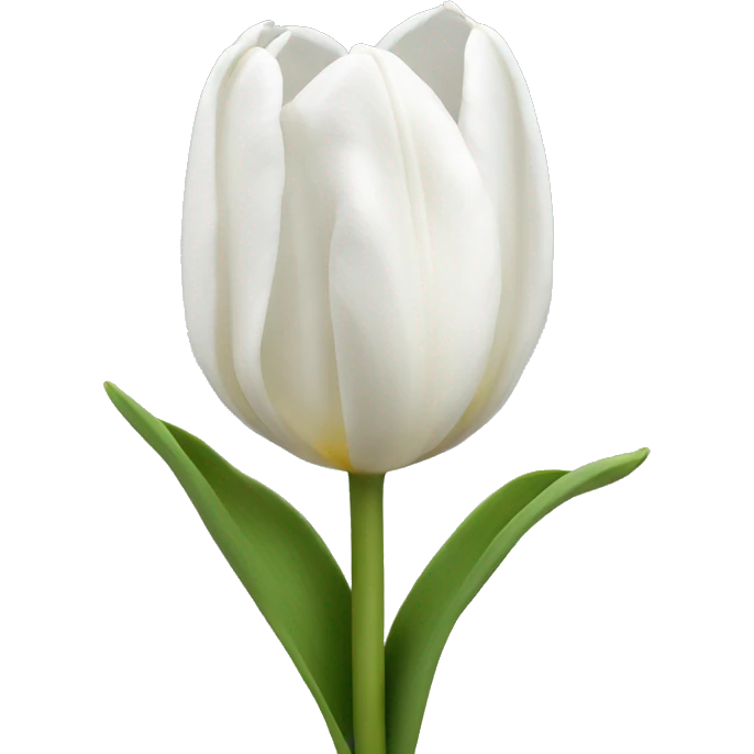 White tulips  emoji