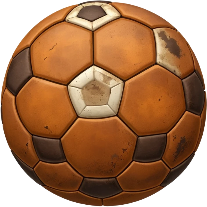 battered old soccer ball emoji