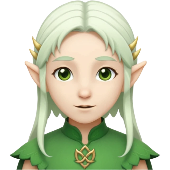 elf with white hair emoji