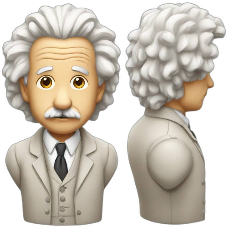 Einstein qui fait du rodéo emoji