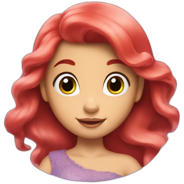 the little mermaid emoji