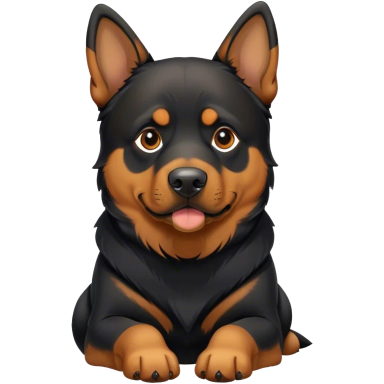 Rottweiler/German Shepard mix. emoji