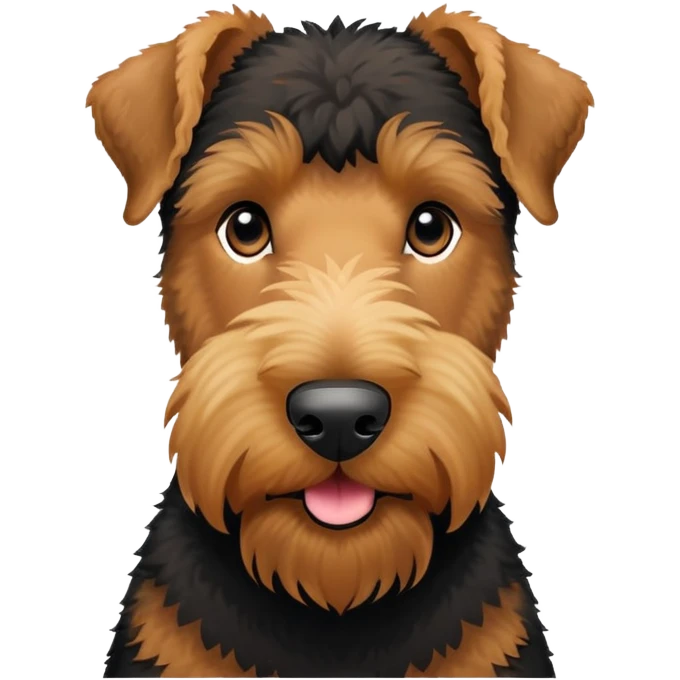 Airedale terrier emoji