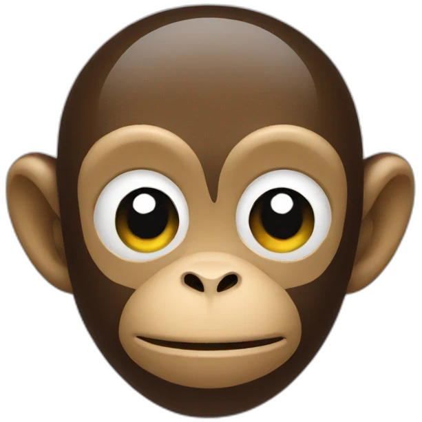 Monkey glass emoji