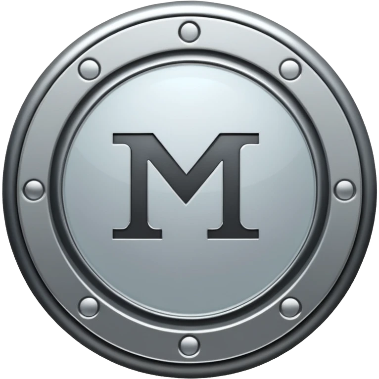 Circle with MB written on it emoji