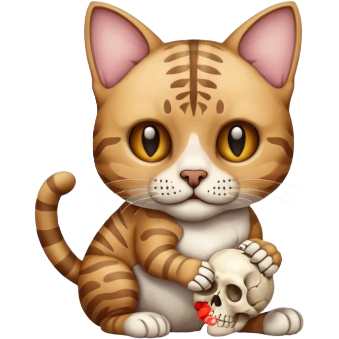 Do a cat THE CAT IS HOLDING IN RIGHT HAND THIS OJI 💀 emoji