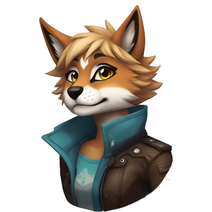 Edgy anthro furry by Falvie, LiLaiRa, AngieWolf emoji