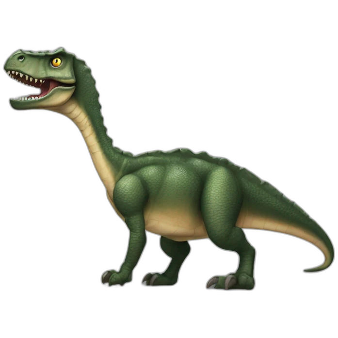 BODDYBUIDER COM MASCARA DE DINOSSAURO emoji