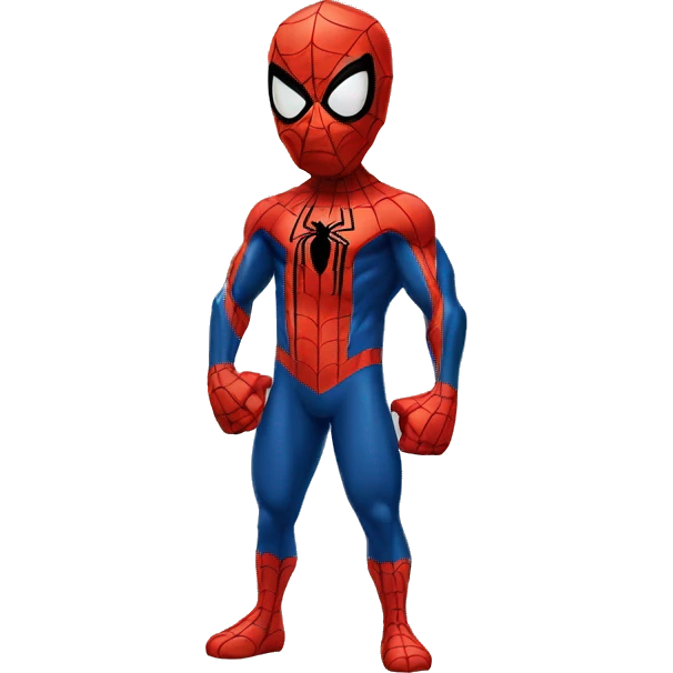 spiderman posando emoji