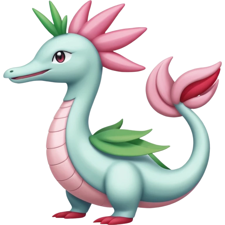 Mezprit-Cresselia-Milotic-Shaymin-Palkia-Pokémon, full body emoji