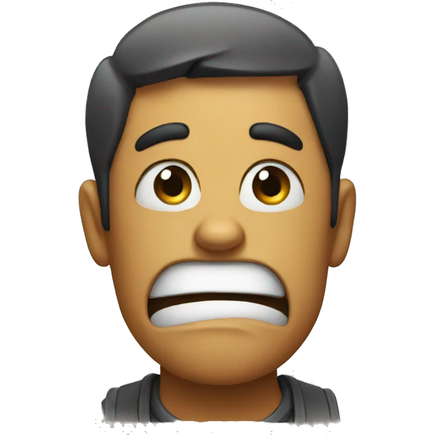 frustrated emojii emoji