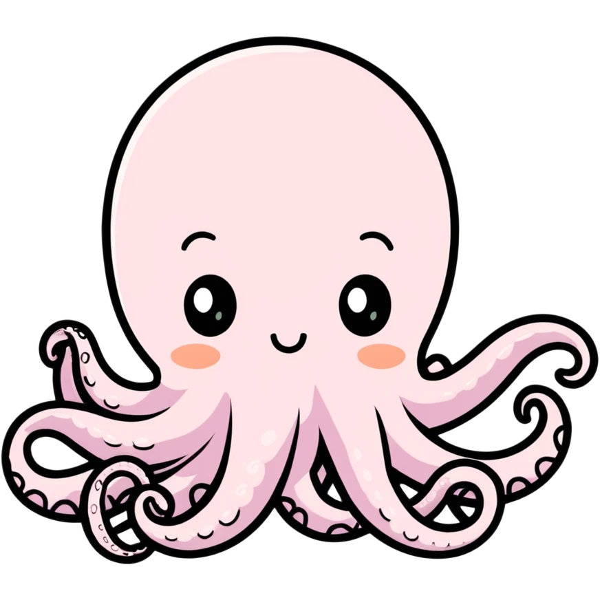 Octopus cute  emoji