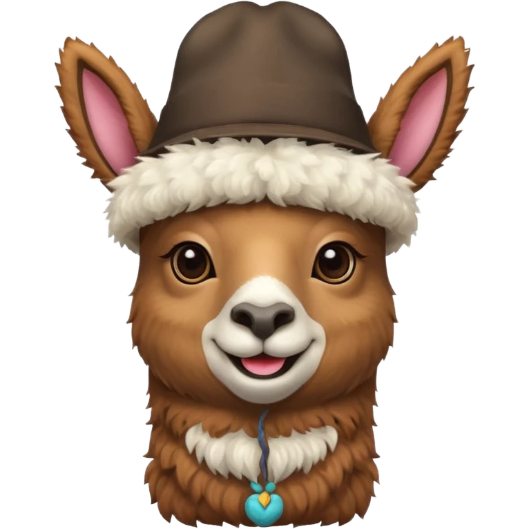 Llamas with hats emoji