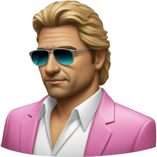 Retro Miami Vice Scarface emoji