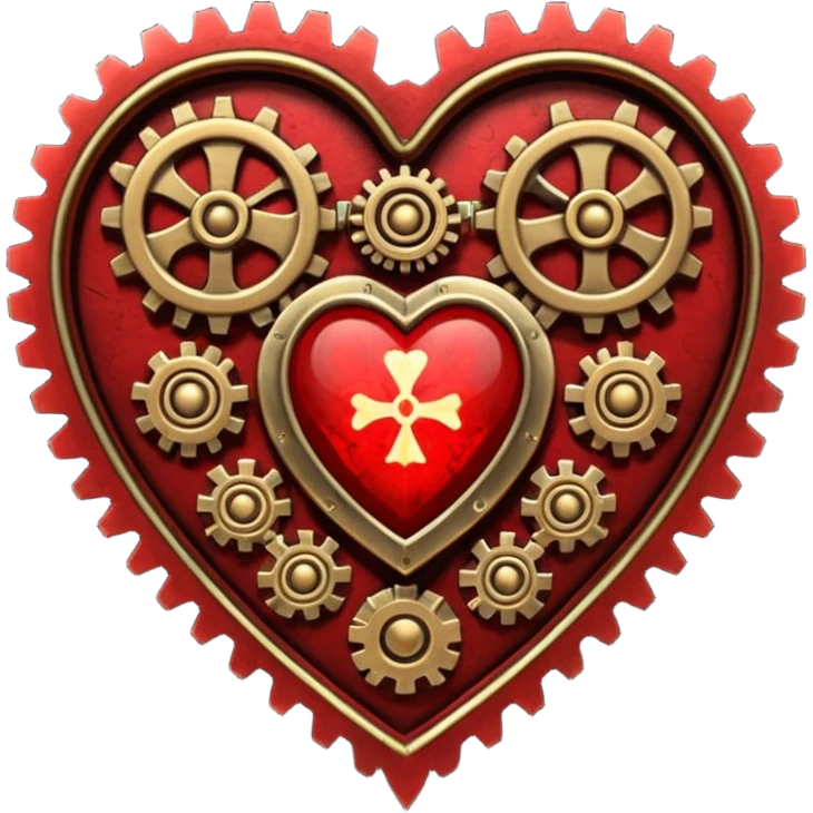 Death Korps Of Krieg Heart Steampunk love heart emoji