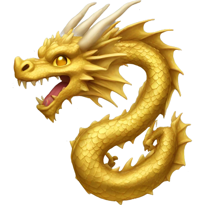 gold dragon emoji
