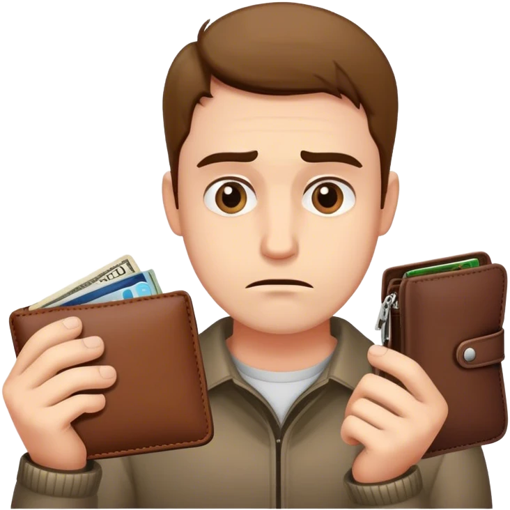 man lost money emoji