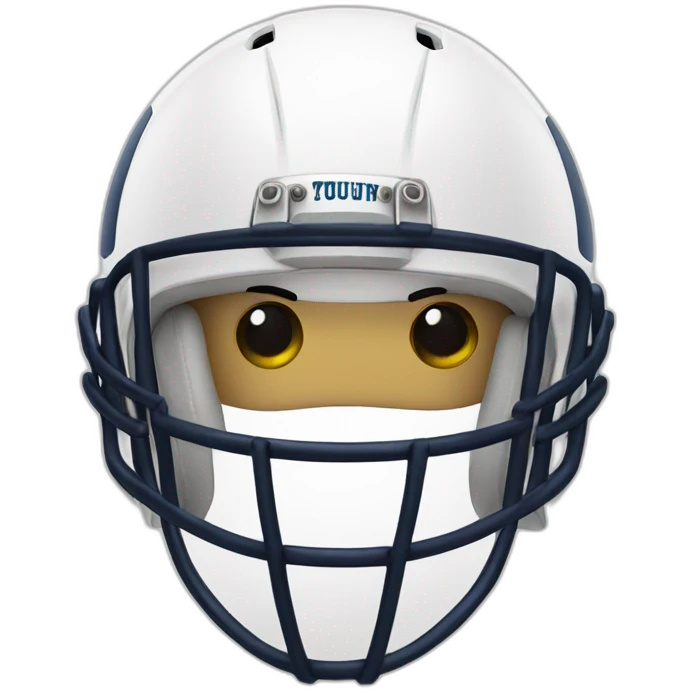 Footballhelm mit Auge emoji