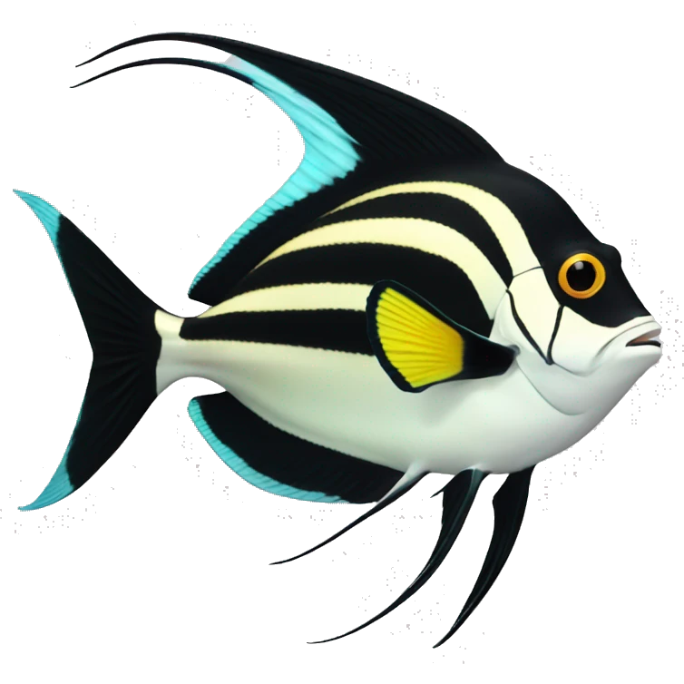 Moorish Idol Fish emoji
