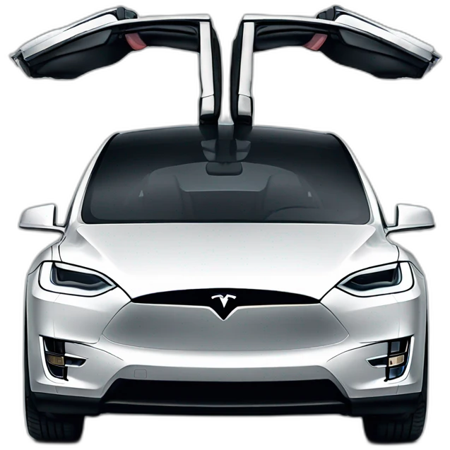 tesla model x emoji
