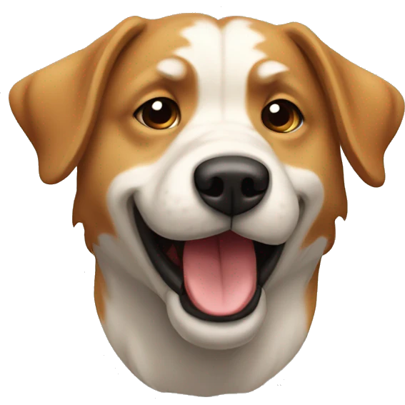 Chien qui grimpe le mur emoji
